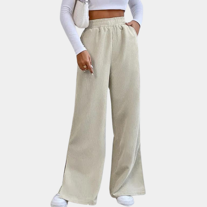 Daria - Pantalon élégant et confortable en velours côtelé pour femmes