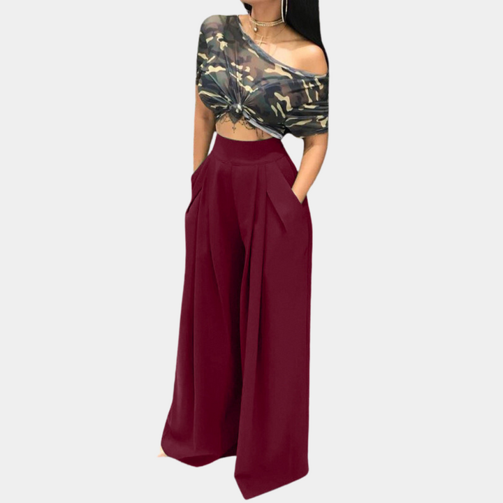 Beulah - Pantalon ultra-confortable à coupe décontractée pour femmes