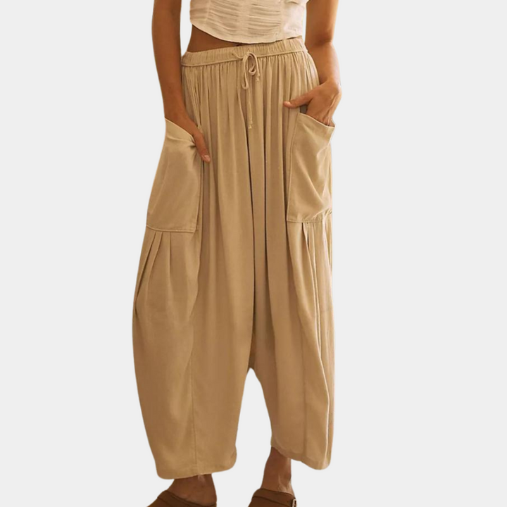 Pantalon femme luxueux et décontracté pour un maximum de confort