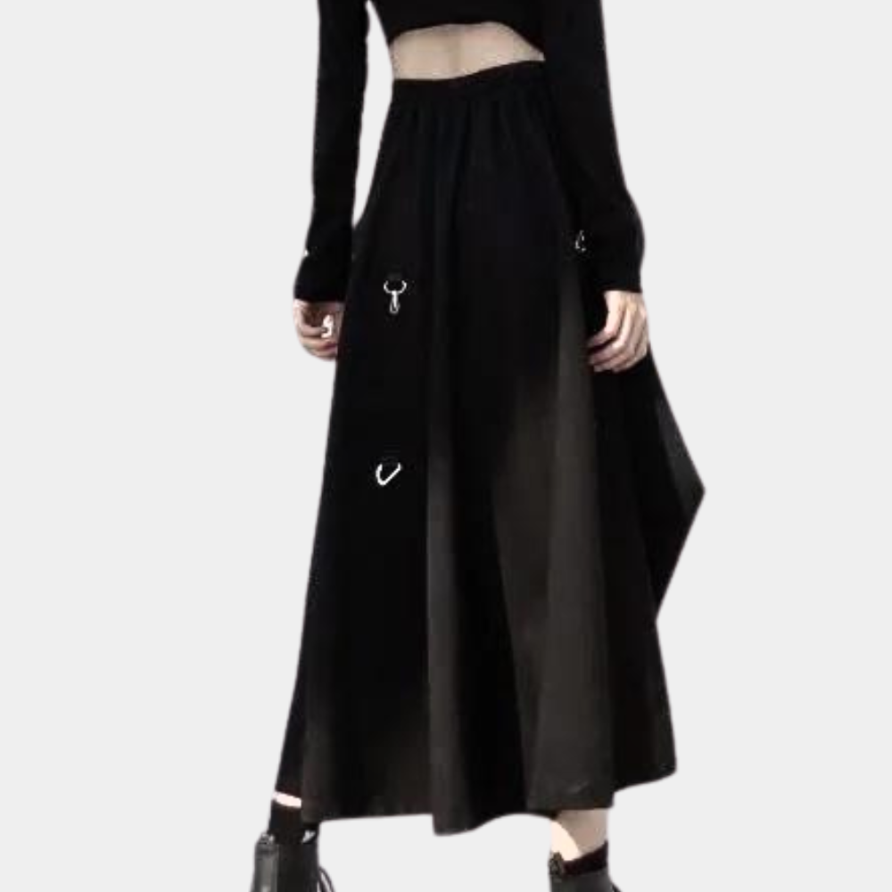Jupe asymétrique chic pour femmes au design moderne