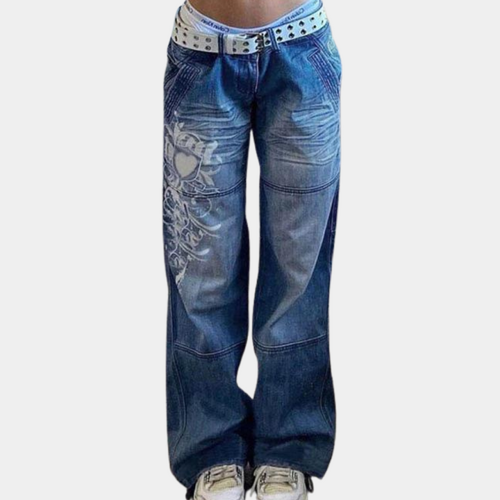 Jeans cargo tendance pour femmes - Confort et style combinés
