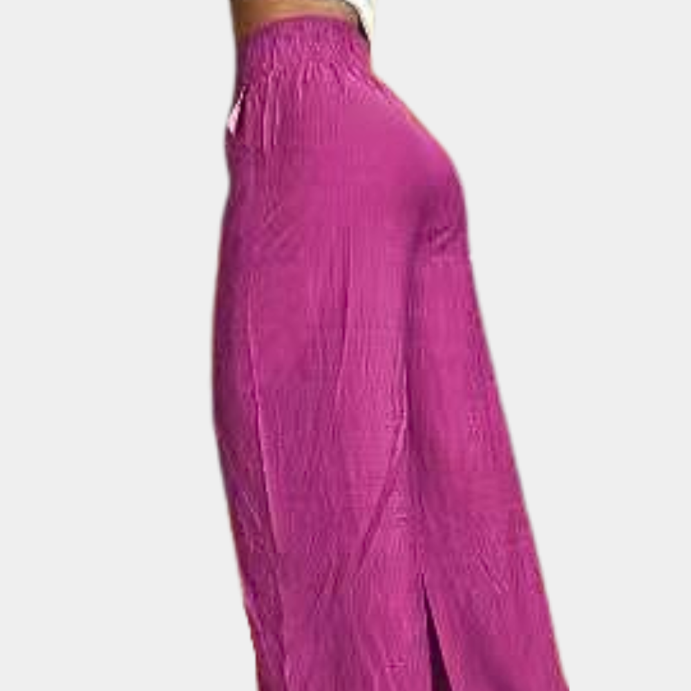 Pantalon élégant pour femmes avec jambes larges à la mode