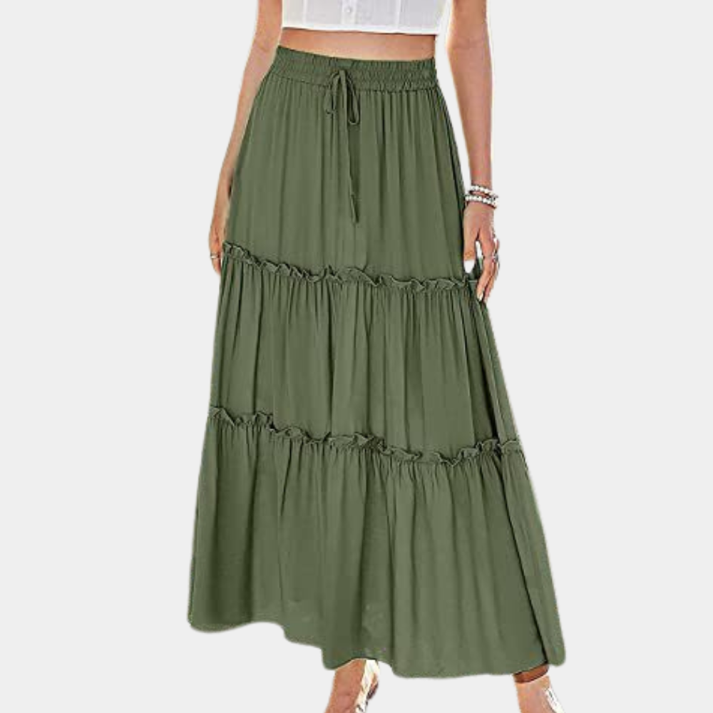 Jupe longue bohémienne chic pour femmes