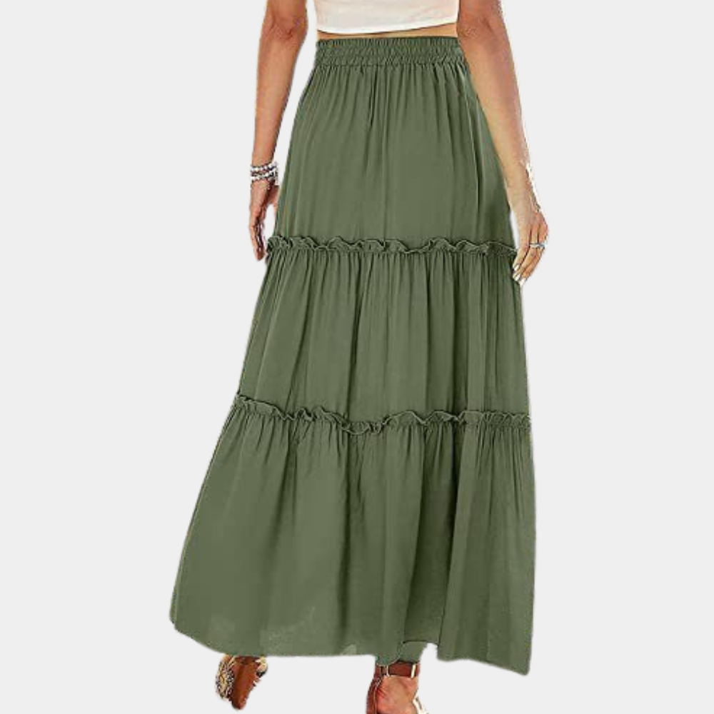 Jupe longue bohémienne chic pour femmes