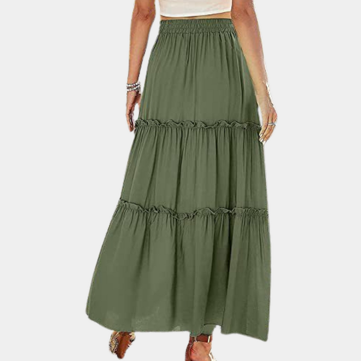 Jupe longue bohémienne chic pour femmes