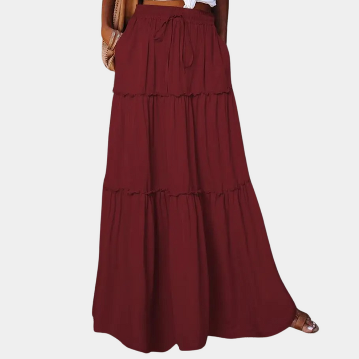 Jupe longue bohémienne chic pour femmes