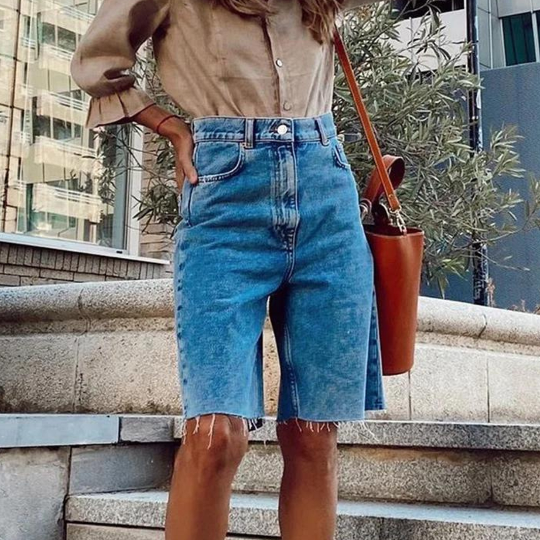 Dora - Short décontracté élégant à taille haute pour femmes