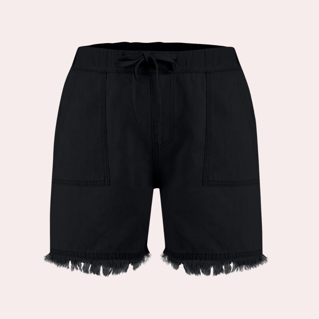 Delfine - Short femme tendance et confortable avec poches latérales pratiques