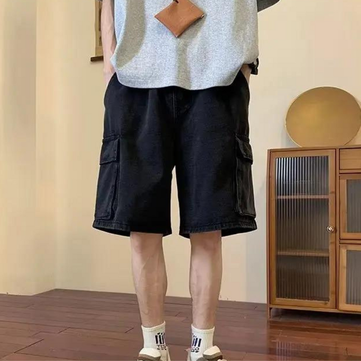 Erwin - Short d'été en denim pour hommes