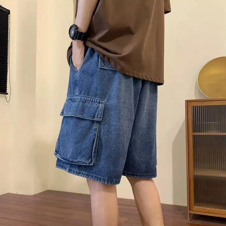 Erwin - Short d'été en denim pour hommes