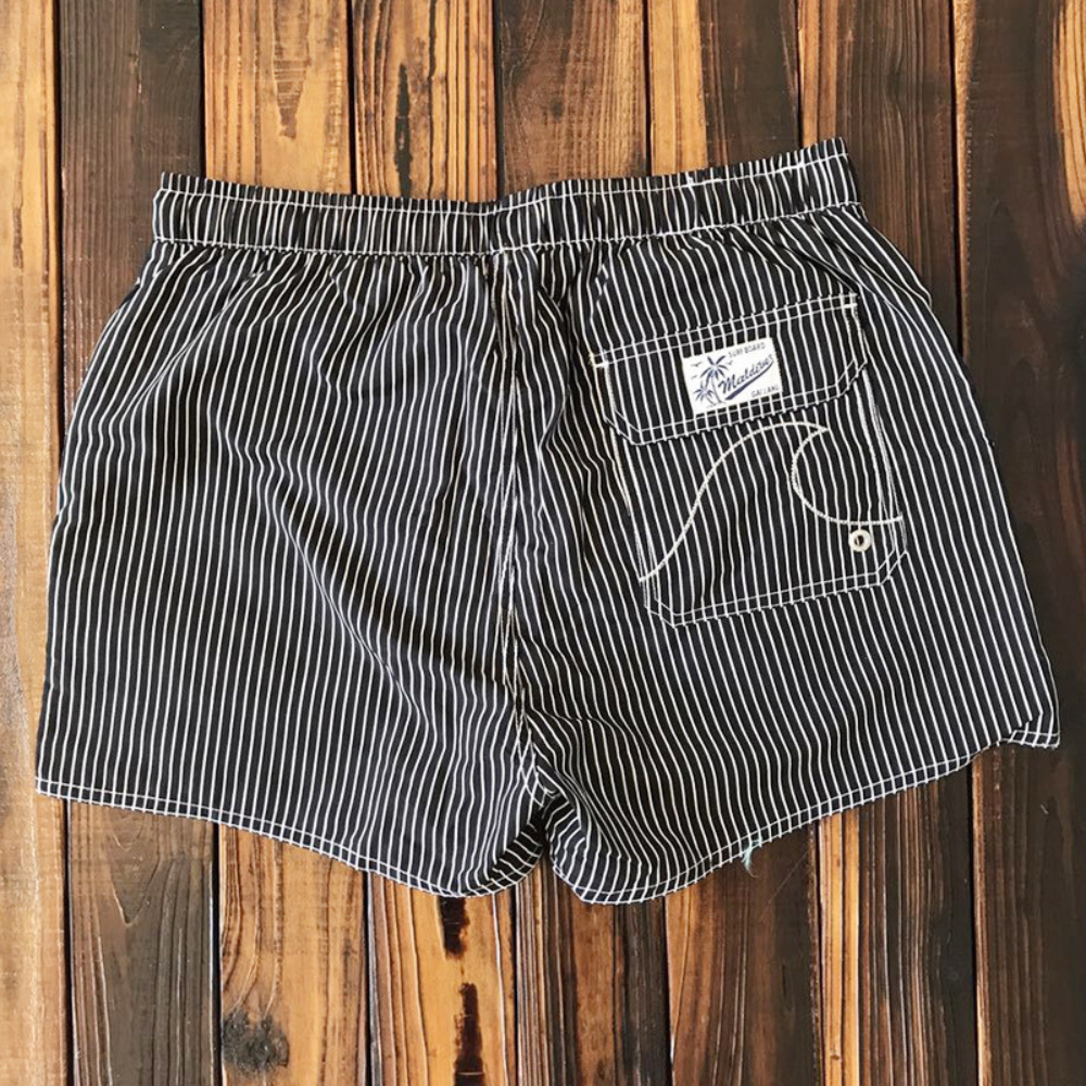Marty - Short de bain rayé tendance pour l'homme soucieux de la mode