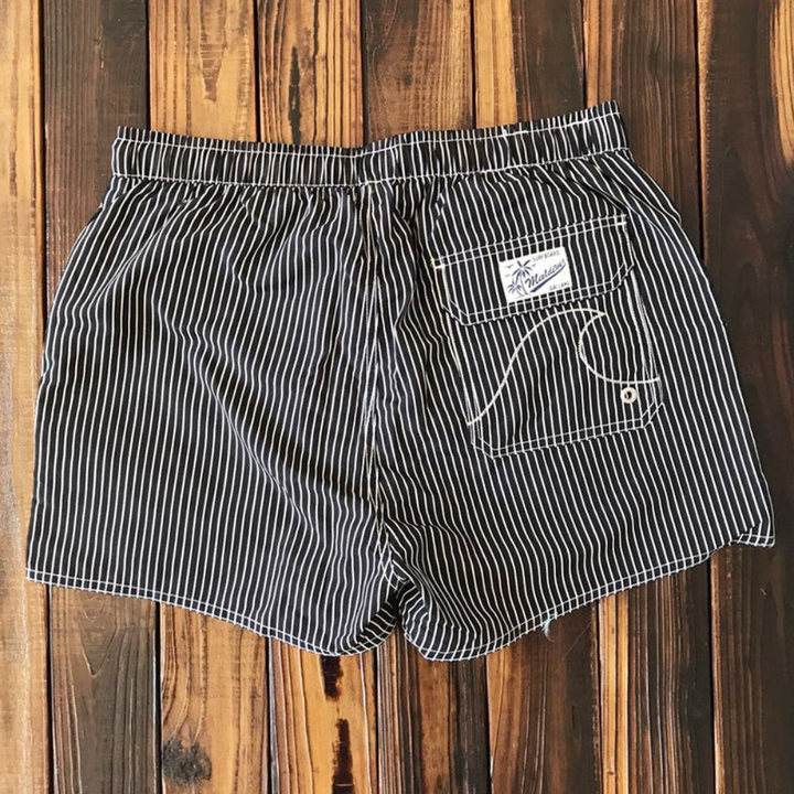 Marty - Short de bain rayé tendance pour l'homme soucieux de la mode