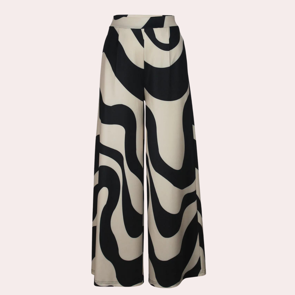 Fisseha - Pantalon élégant à taille haute pour femmes