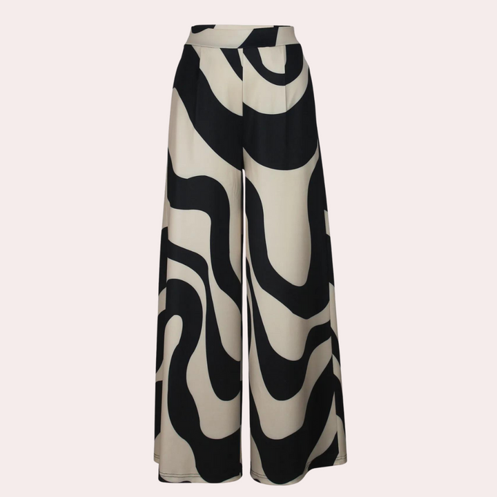 Fisseha - Pantalon élégant à taille haute pour femmes