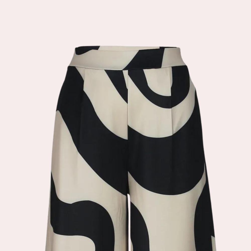 Fisseha - Pantalon élégant à taille haute pour femmes