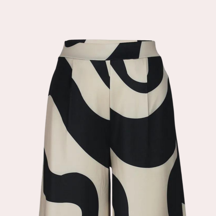 Fisseha - Pantalon élégant à taille haute pour femmes