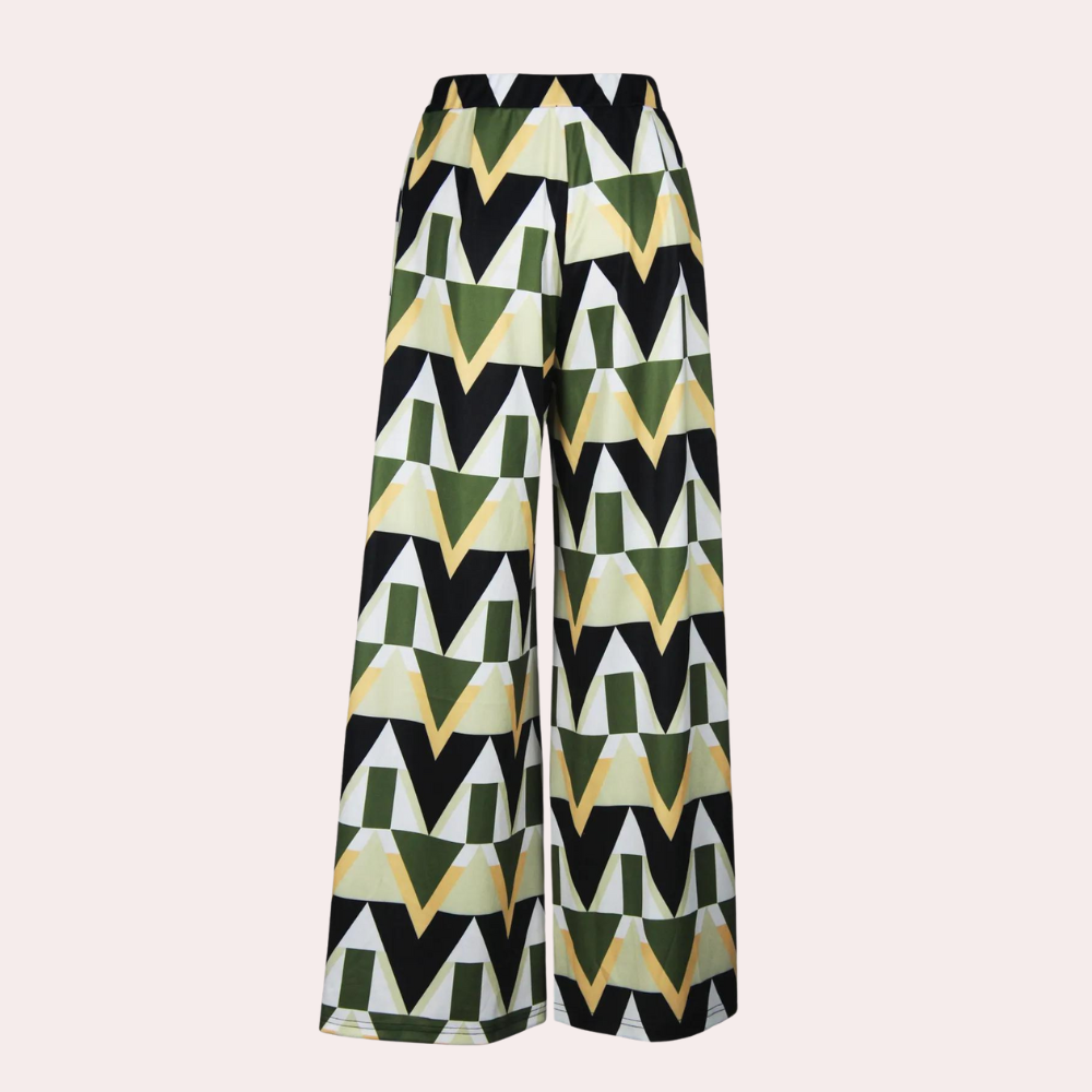 Fisseha - Pantalon élégant à taille haute pour femmes