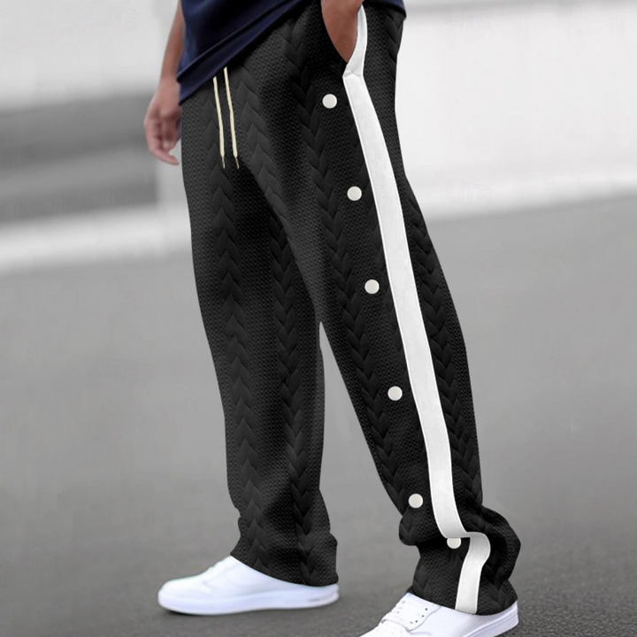 Christos - Pantalon élégant pour homme avec ceinture souple et confortable