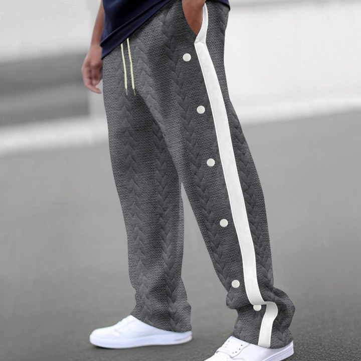 Christos - Pantalon élégant pour homme avec ceinture souple et confortable