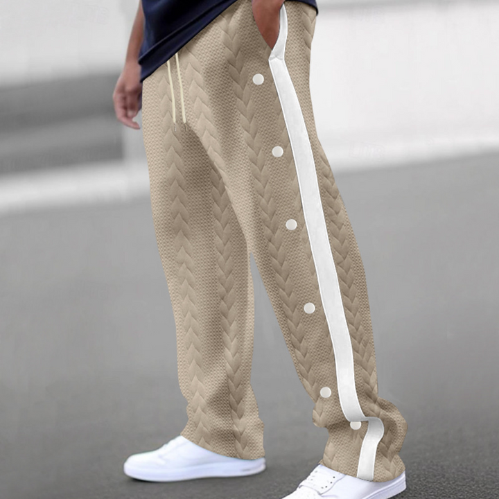 Christos - Pantalon élégant pour homme avec ceinture souple et confortable