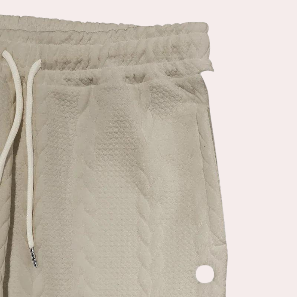 Christos - Pantalon élégant pour homme avec ceinture souple et confortable