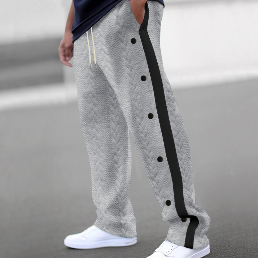 Christos - Pantalon élégant pour homme avec ceinture souple et confortable