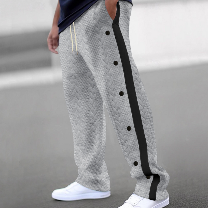 Christos - Pantalon élégant pour homme avec ceinture souple et confortable