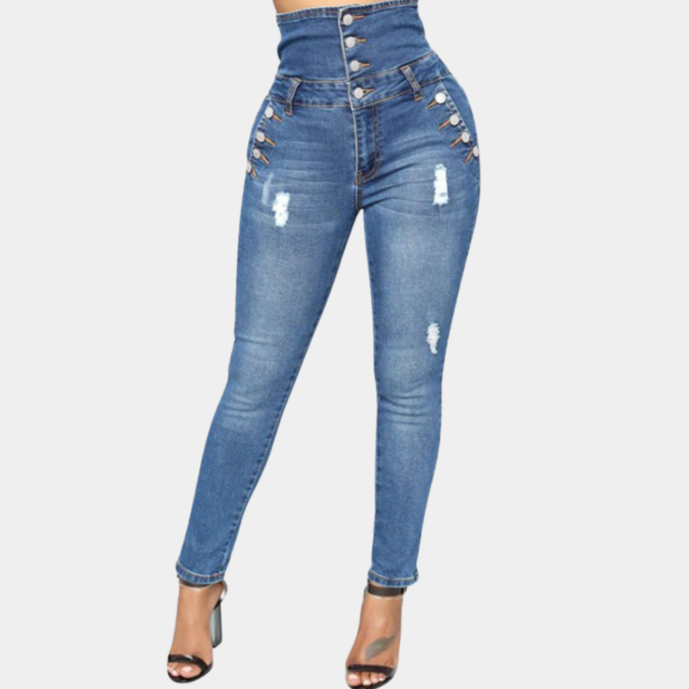Nola - Pantalon skinny waist haute élégant pour femmes