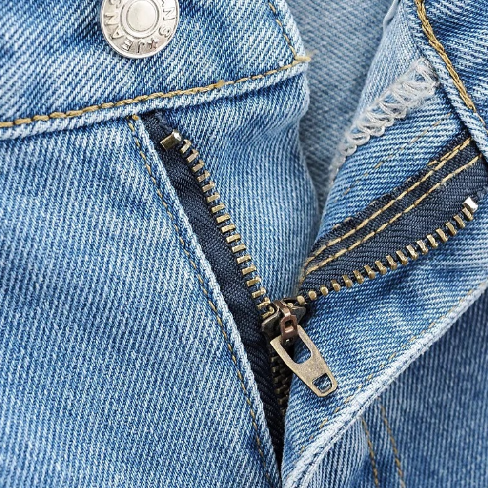 MAILANI - Pantalon cargo en denim élégant pour femmes