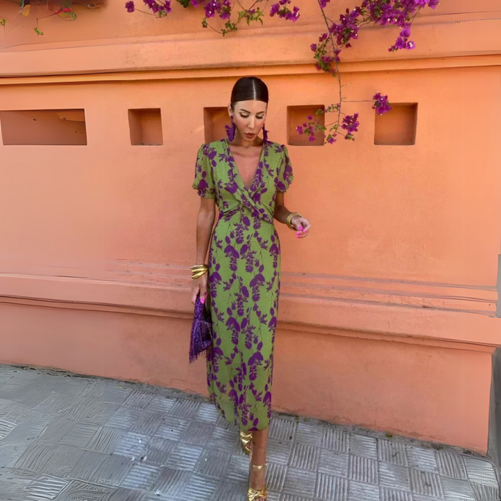 LD | Robe Midi Légère en Tencel, Viscose et Coton – Élégance et Confort d’Été