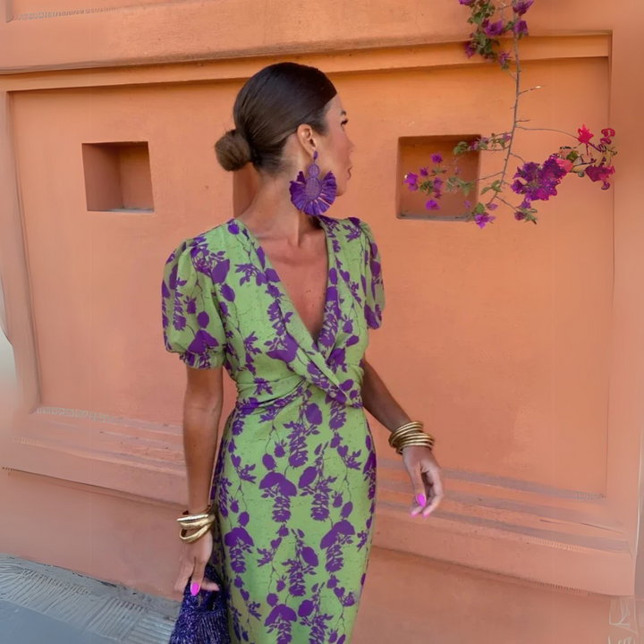LD | Robe Midi Légère en Tencel, Viscose et Coton – Élégance et Confort d’Été