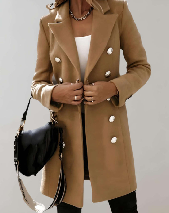 Monique | Veste mi-longue élégante