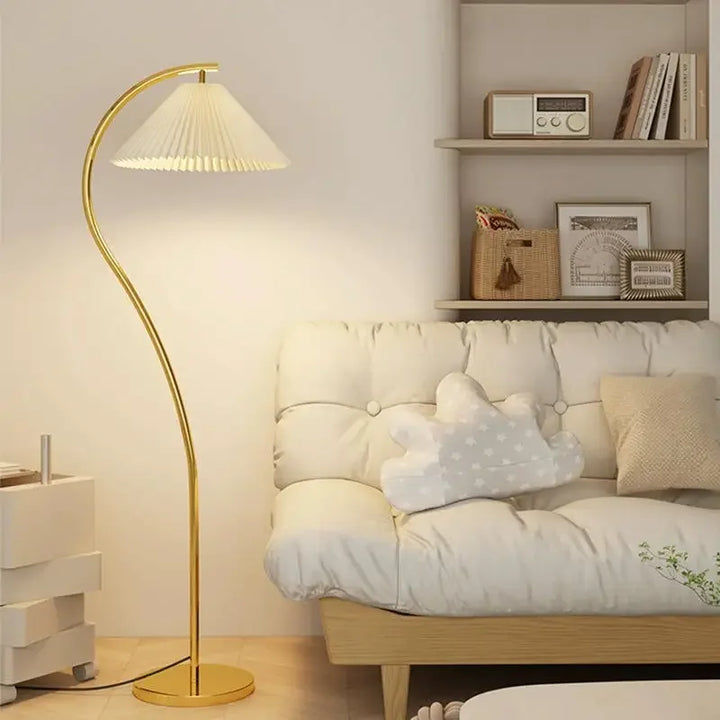 Lampadaire LED en tissu - Design moderne