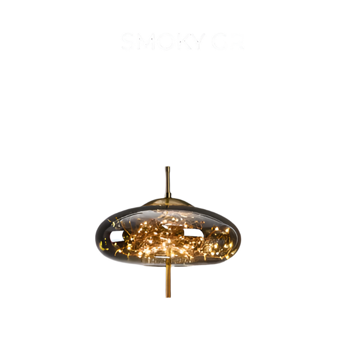 Essence | Lampe pendante élégante en verre brun