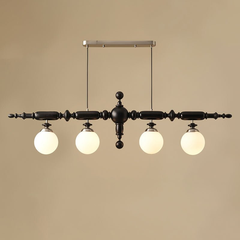 Élégant lustre en bois de Cambridge pour un éclairage élégant