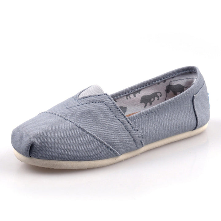 Sophia | Espadrilles élégantes en toile de couleur unie et élégante