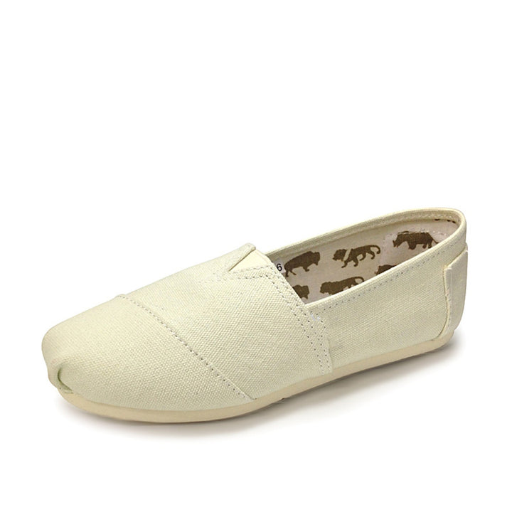 Sophia | Espadrilles élégantes en toile de couleur unie et élégante