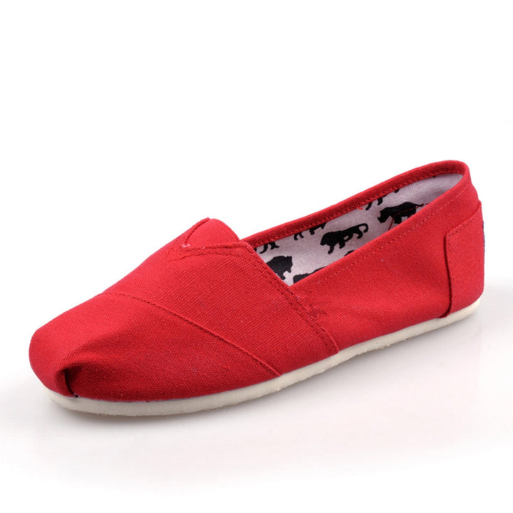 Sophia | Espadrilles élégantes en toile de couleur unie et élégante