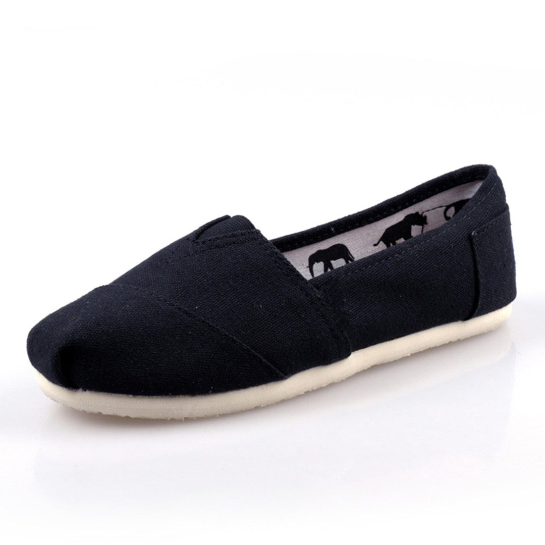 Sophia | Espadrilles élégantes en toile de couleur unie et élégante