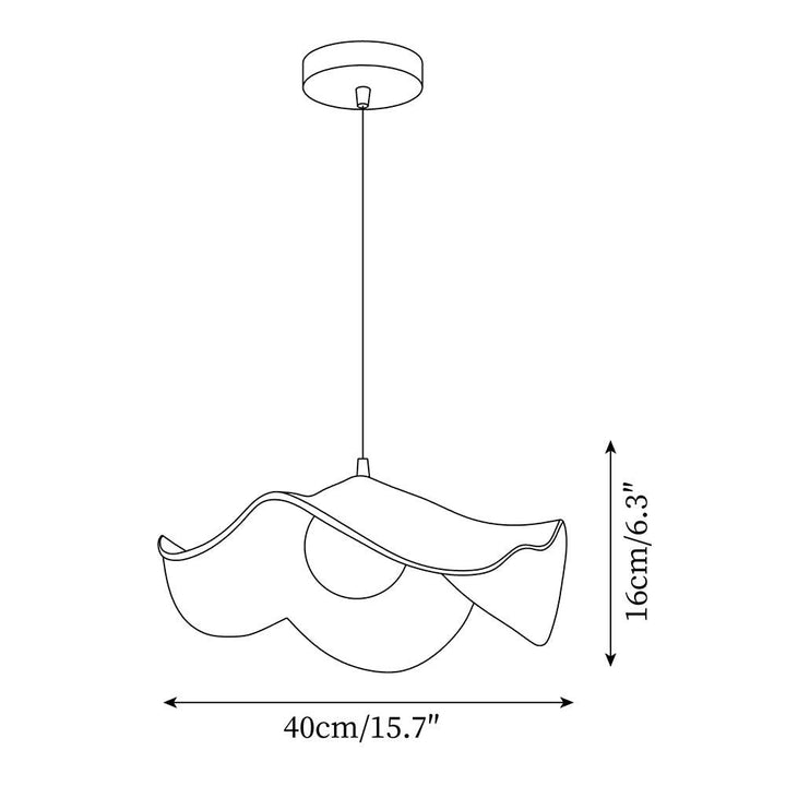 Lampe suspendue exclusive Casia pour un intérieur élégant