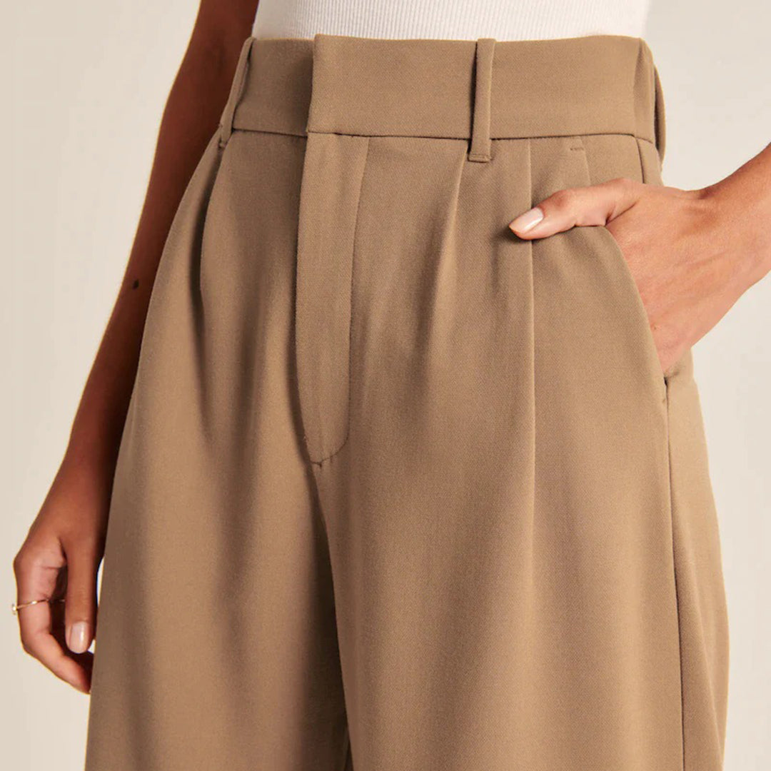 CELINA - Pantalon taille haute tendance pour un look sophistiqué