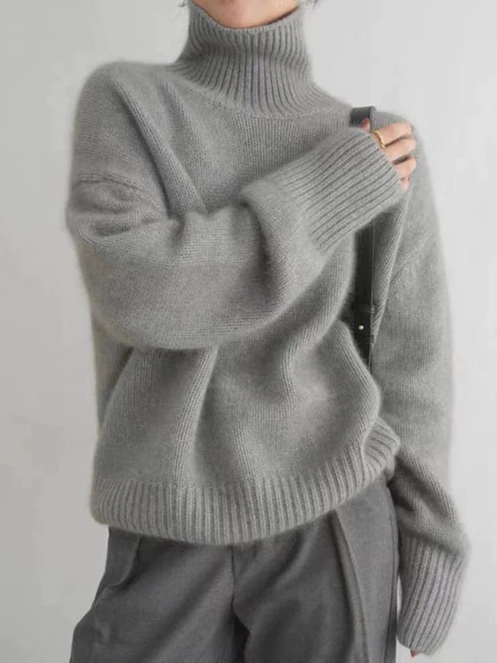 Elise™ – Pull en Maille Doux à Col Roulé
