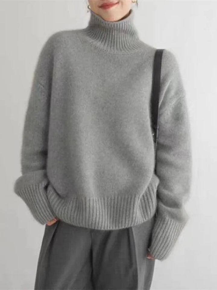 Elise™ – Pull en Maille Doux à Col Roulé