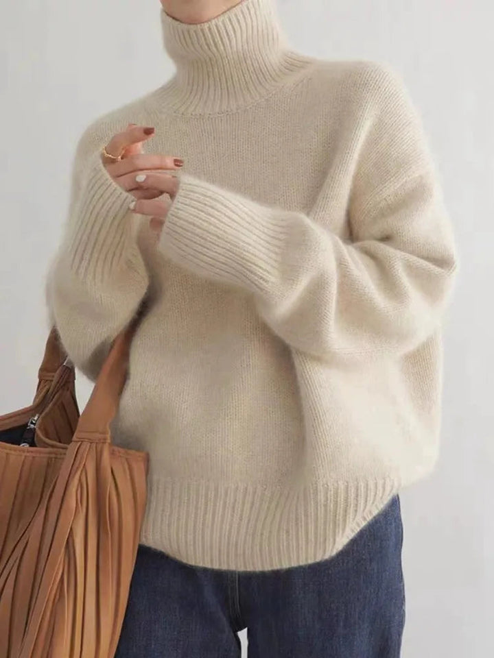 Elise™ – Pull en Maille Doux à Col Roulé