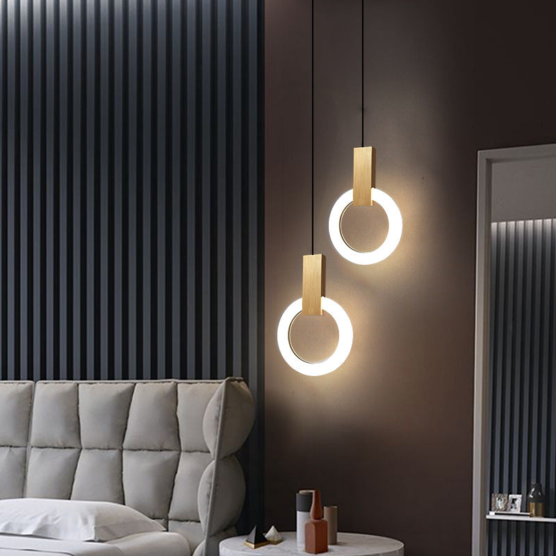 Elégante lampe pendante LED nordique