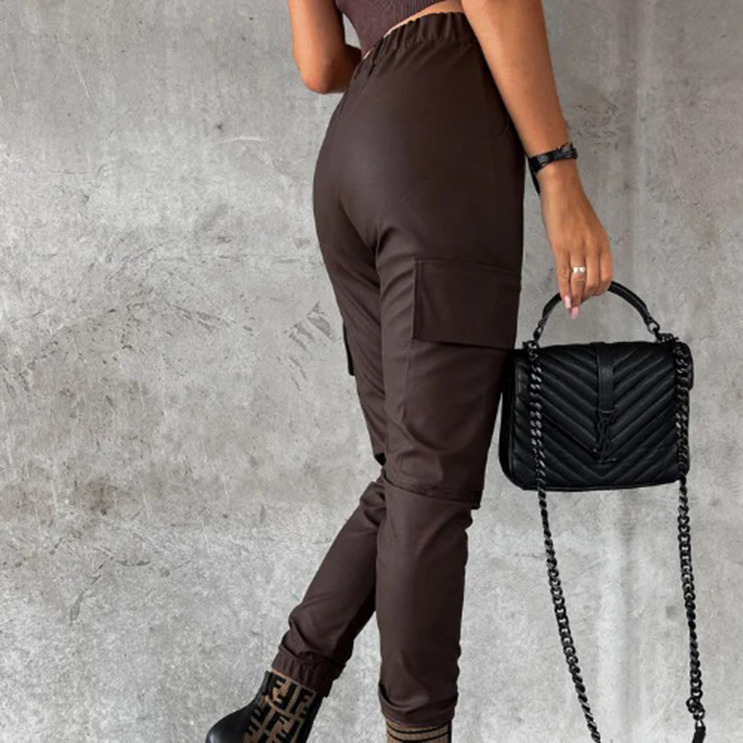 ELENA - Pantalon cargo chic et élégant