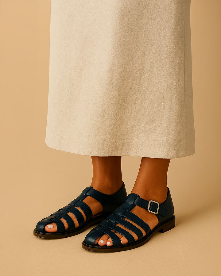 Renaud – Sandale Fermée à Boucle Élégante – Confort et Style Chic