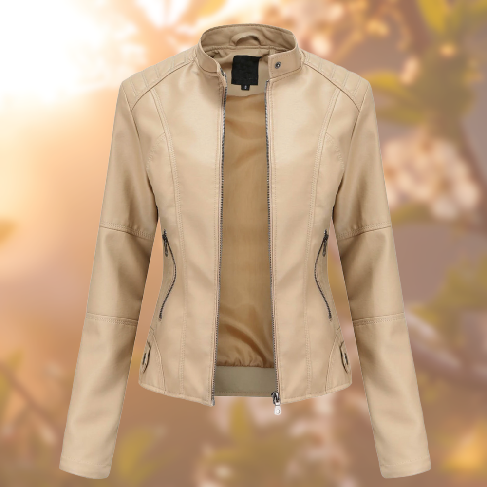 JUILLA - Veste en cuir chic pour un style sans effort