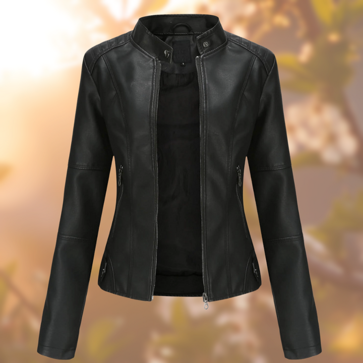 JUILLA - Veste en cuir chic pour un style sans effort