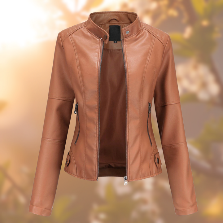 JUILLA - Veste en cuir chic pour un style sans effort